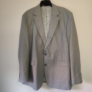 Stafford Essentials 48L Gray Blazer